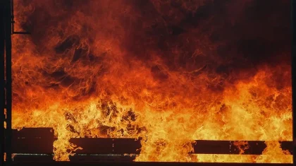 Баянауыл жерінде дала өрті болып, ондаған гектар жердің күлі қалды