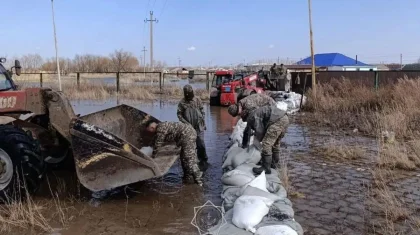 Ақмола облысында тағы бір ауыл тасқын судың астында қалуы мүмкін