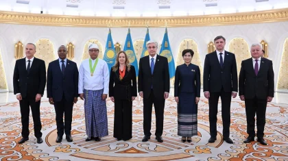Қасым-Жомарт Тоқаев жеті мемлекеттің елшісінен сенім грамоталарын қабылдады