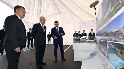 Жеңіс Қасымбек президентке Астананың қалай дамитынын көрсетті