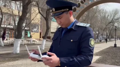 Петропавлдың прокуратурасы дронның арқасында көшедегі қайыршыларды қолға түсірген (ВИДЕО)