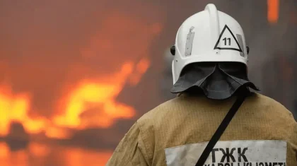 Астанада екі жүк көлігі соқтығысып, өртеніп кетті: жүргізушілердің бірі көз жұмды