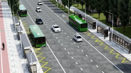 Алматының тағы бір көшесінде BRT желісі салынады