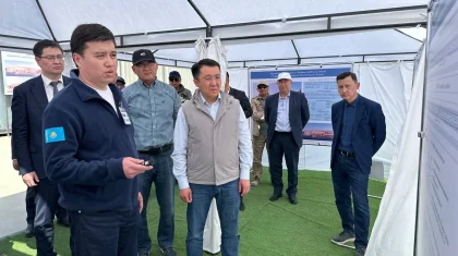 Кендірлі әуежайының құрылыс жұмыстары екі ауысымда жүріп жатыр