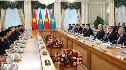 Қазақстан мен Вьетнам өзара тауар айналымын 2 млрд долларға жеткізуге ниетті