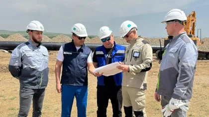 Энергетика вице-министрі «Бейнеу-Бозой-Шымкент» газ құбырының дайындығын тексерді