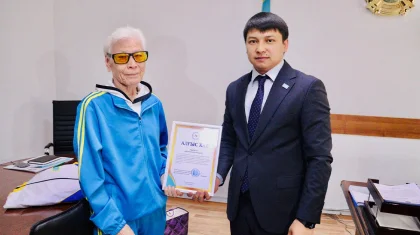БҚО-да ардагер параспортшы 80 шақырым жерді жаяу жүріп өтті