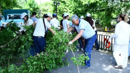 «AMANAT» партиясының «Таза бейсенбі» акциясы жайлы орта құруға бағытталған бұқаралық жобаға айналды