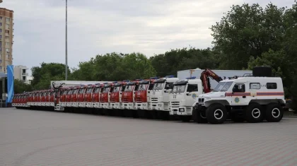 Шалғай ауылдардың қауіпсіздігі: Атырау облысында құтқарушыларға жаңа техникалар тапсырылды (ВИДЕО)