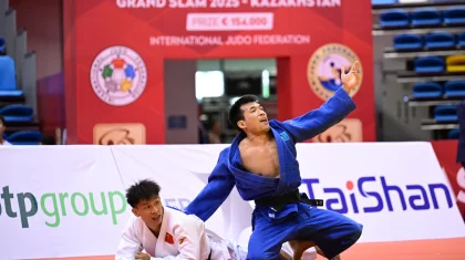 Қазақстандық дзюдошылар Qazaqstan Barysy Grand Slam турнирінде 9 медаль жеңіп алды