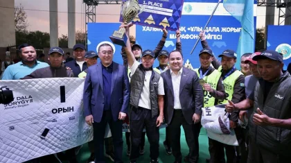 Ұлы Жеңістің 80 жылдығы: «AMANAT» партиясының қолдауымен «Ұлы дала жорығы» марафон-бәйгесі ұйымдастырылды
