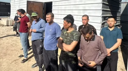 Алматыда ондаған шетелдік заңсыз жұмыс істеп жүрген жерінен ұсталды