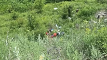 Талғарда квадроцикл мінген бойжеткен жардан құлап кетті
