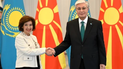 Тоқаев Солтүстік Македония президентімен кездесті