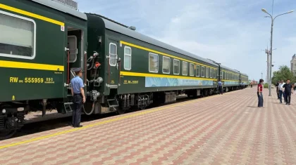Сианьнан шыққан халықаралық туристік пойыз Алматыға жетті