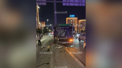 Автобус жолдағы бағанаға соғылған: 8 жастағы қыз өмір бойына мүгедек болып қалды