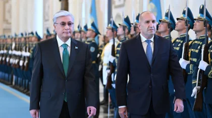 Болгария президенті Астанаға ресми сапармен келді