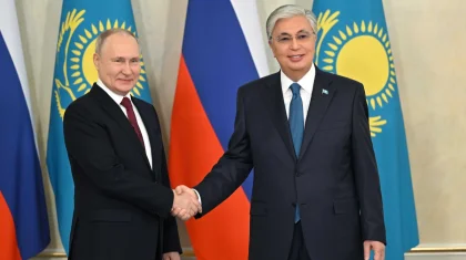 Тоқаев Путинді мемлекеттік мерекемен құттықтады