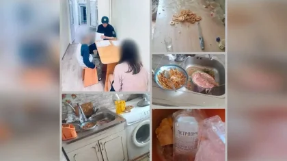 «Шешелері демалысын жуып жүрген»: Павлодарда екі бала жантүршігерлік жағдайда қамалып отырған