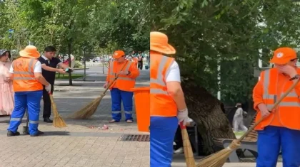 «Бес мың теңге беріп, намысын таптады»: көше сыпыратын әйелге пранк жасаған блогер сотталды