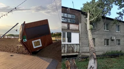 Павлодар облысында дүлей дауылдан ондаған нысан, 20-ға жуық адам зардап шекті