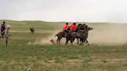 Қостанай облысында көкпаршыны ат басып қалды