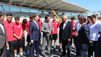 Қызылордада UEFA стандартына сай келетін стадион салынып жатыр