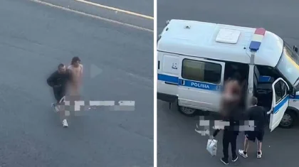 Астанада мас ер адам Ботаникалық бақ маңында тыржалаңаш жүрген жерінен ұсталды
