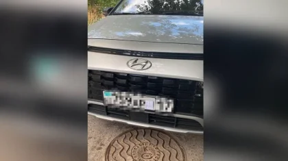 Астанада көлік нөмірін қағазбен жауып қойған жүргізуші қамауға алынды (ВИДЕО)
