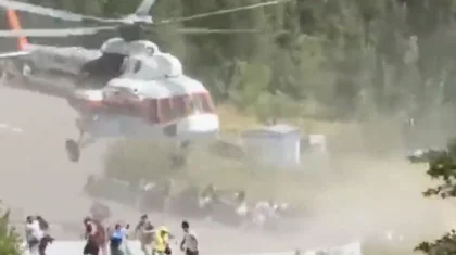 Алматы тауларында тікұшақтың қауіпті ұшуы жұртты шошытты: видео әлеуметтік желіде тарады
