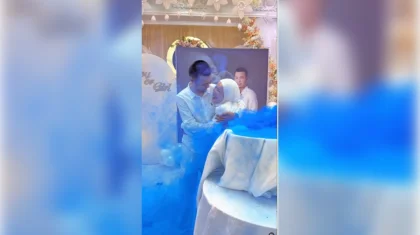 Үлкен қызы тергеуге түскен Абай Бегейдің кіші қызы гендер-пати өткізді (ВИДЕО)