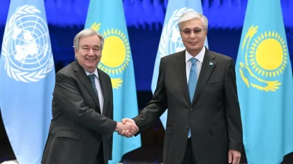 Тоқаев БҰҰ Бас хатшысы Антониу Гутерришпен келіссөз жүргізді