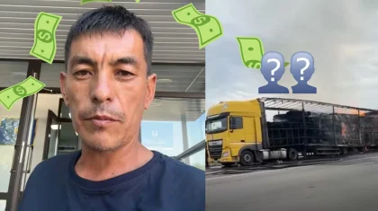 «Төрт балам жоқ»: Алматыда ерлі-зайыпты жүк көлігі өртеніп кеткен жігітті мәжбүрлеп ақша жинатқан ба (ВИДЕО)