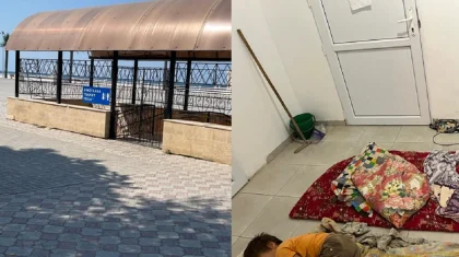 Ақтауда қоғамдық дәретханада ұйықтап жатқан балалар мен мас кассир жұртты шошытты