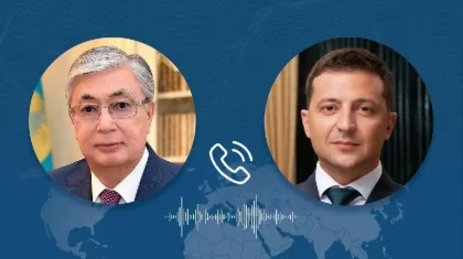 Тоқаев Украина президенті Владимир Зеленскиймен телефон арқылы сөйлесті