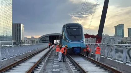 Ұзындығы – 22 шақырым: Астанадағы LRT-ның рельстері толық төселіп бітті