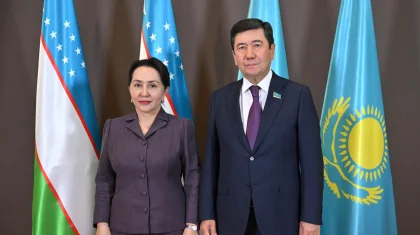 Мәжіліс спикері Өзбекстанның Олий Мәжіліс Сенатының төрағасы Танзила Нарбаевамен кездесті