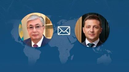 Тоқаев Украина президентіне құттықтау жеделхатын жолдады