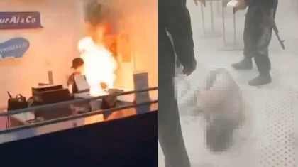 «Өте ауыр»: Алматы әуежайында өзін өртеп жіберген ер адамның жағдайы белгілі болды