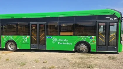Алматыда электрлі автобустар қатынайтын болды