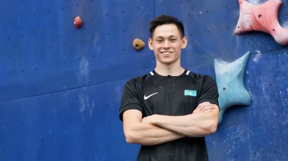 Спорттық құзға өрмелеу: қазақстандық спортшы Азия кубогы кезеңінде алтын медаль жеңіп алды