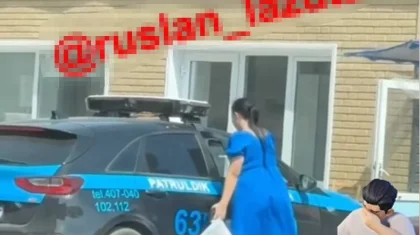 «Әйеліне қолғабыс етті»: Балқашта қызметтік көлігіне азық-түлік артқан полицейге қатысты тың ақпарат шықты (ВИДЕО)