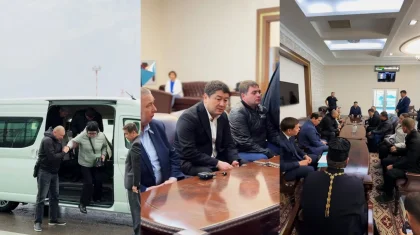 Облыс әкімі Маңғыстаудағы жол апатынан қаза тапқандардың жақындарын күтіп алды (ВИДЕО)