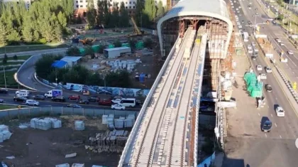 Астанадағы LRT құрылысы: орталық көшелердің бірі қыркүйектің соңына дейін жабылады