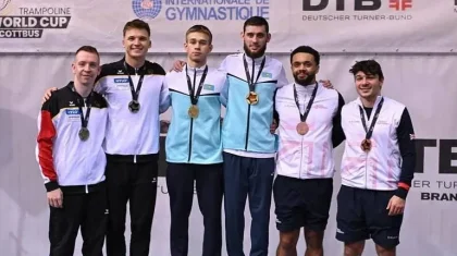 Қазақстан спортшылары батуттық гимнастикадан әлем кубогында алтын алды