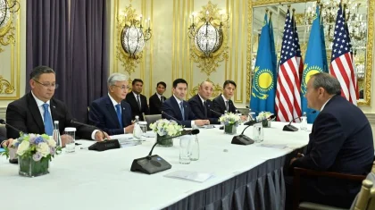 Тоқаев Нью-Йорктегі жұмыс сапарын канадалық компанияның басшысымен кездесуден бастады