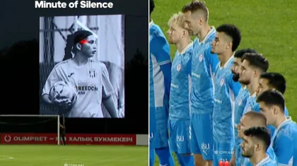 Футболшылар Павлодар тас жолында қаза тапқан спортшы қызды бір минут үнсіздікпен еске алды (ВИДЕО)