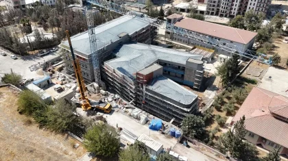 Қазақстан жер сілкісінен кейін Түркияда мектеп салып жатыр – құрылыс аяқталуға жақын