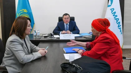 Алматы облысында «AMANAT» партиясының қабылдауында электр, білім және ауызсу мәселелері көтерілді