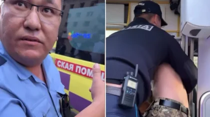 Атырауда әскери форма киген ер адам ішіп алып, елдің зәресін алды